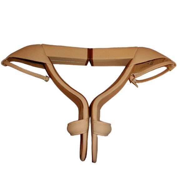 Call It Spring Nude 4"‎ Block Heel Ankle Strap Womens Size 9 - Picture 5 of 9